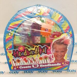 NEW Kids Craft Kit DIY Headband Kit Create 10 Headbands Girls Accessories
